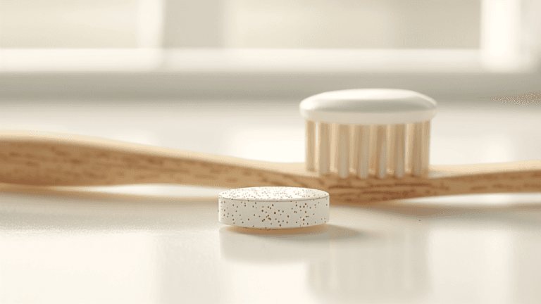 Oral postbiotic chewable tablet for gum and teeth health