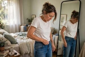 gaining belly fat after 40