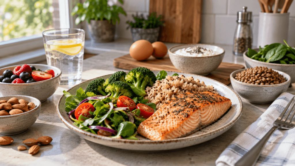 protein-rich meal to support muscle health after 40